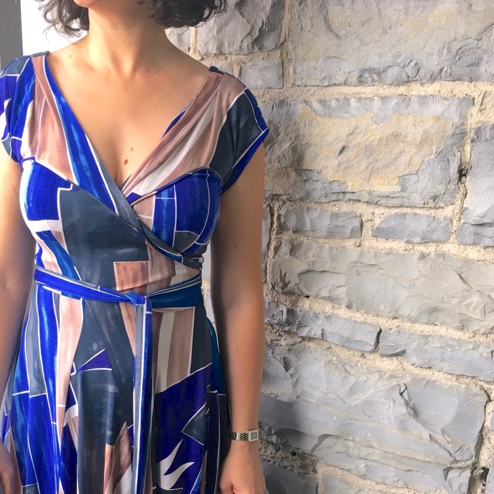 Diane Von Furstenberg Wrap Midi Dress